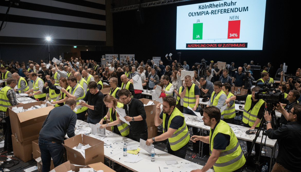 KölnRheinRuhr secures 66 percent approval in Olympic bid referendum amid counting chaos
