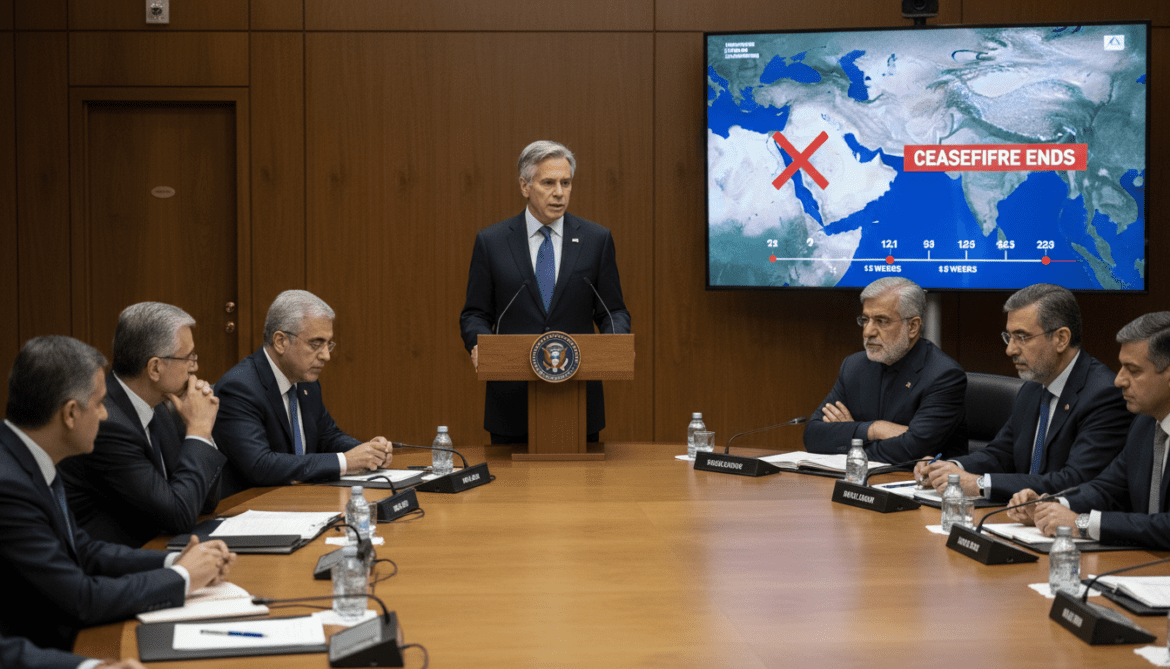 US Warns Iran Over Threats as Two-Week Ceasefire Nears End