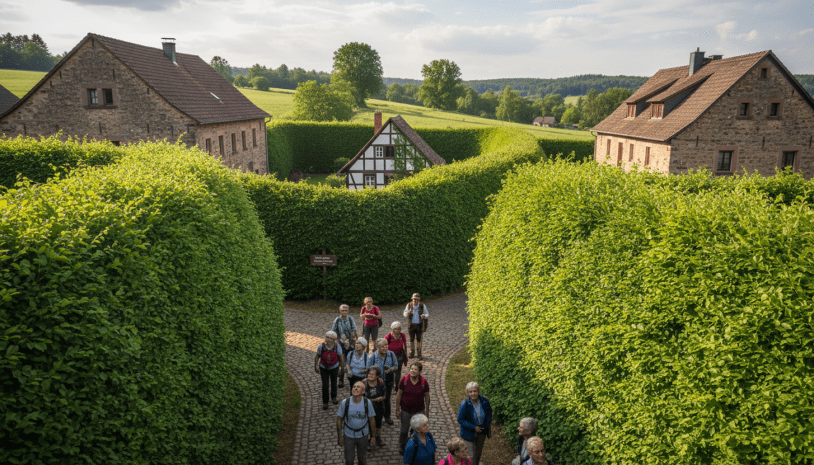 Eifel beech hedges protect homes and fuel heritage tourism