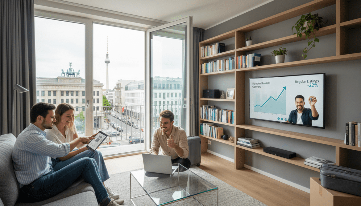 Furnished rentals surge in Germany as regular listings drop 22 percent