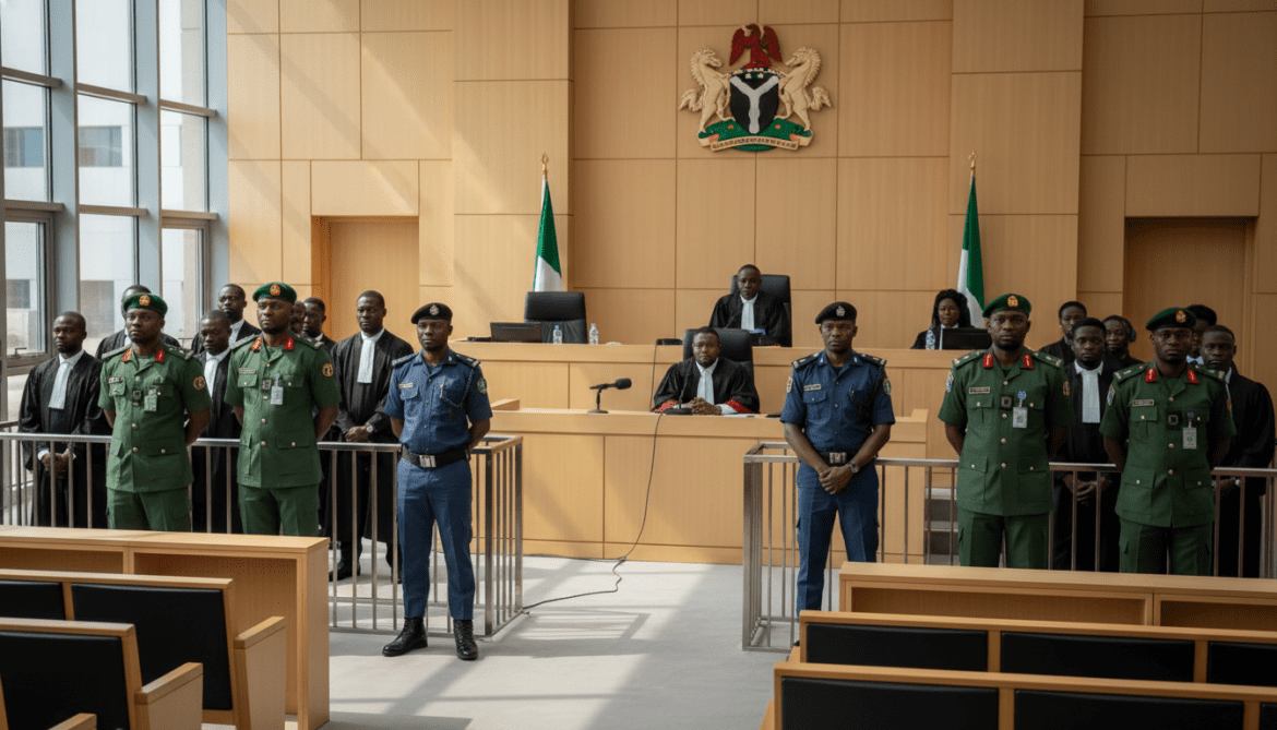 Nigeria charges six military officers with treason over alleged coup plot