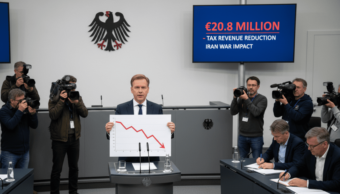 German Finance Ministry reveals Iran war reduces tax revenue by €20.8 million