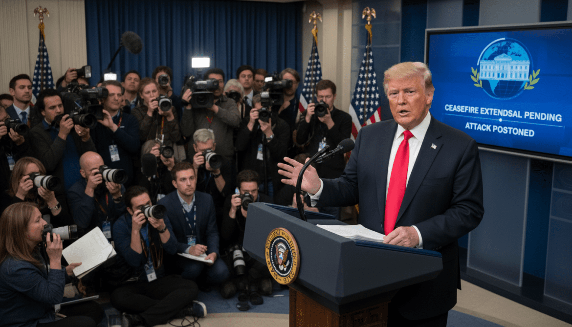 Trump Extends Ceasefire, Holds Off Attack Pending Iran Proposal