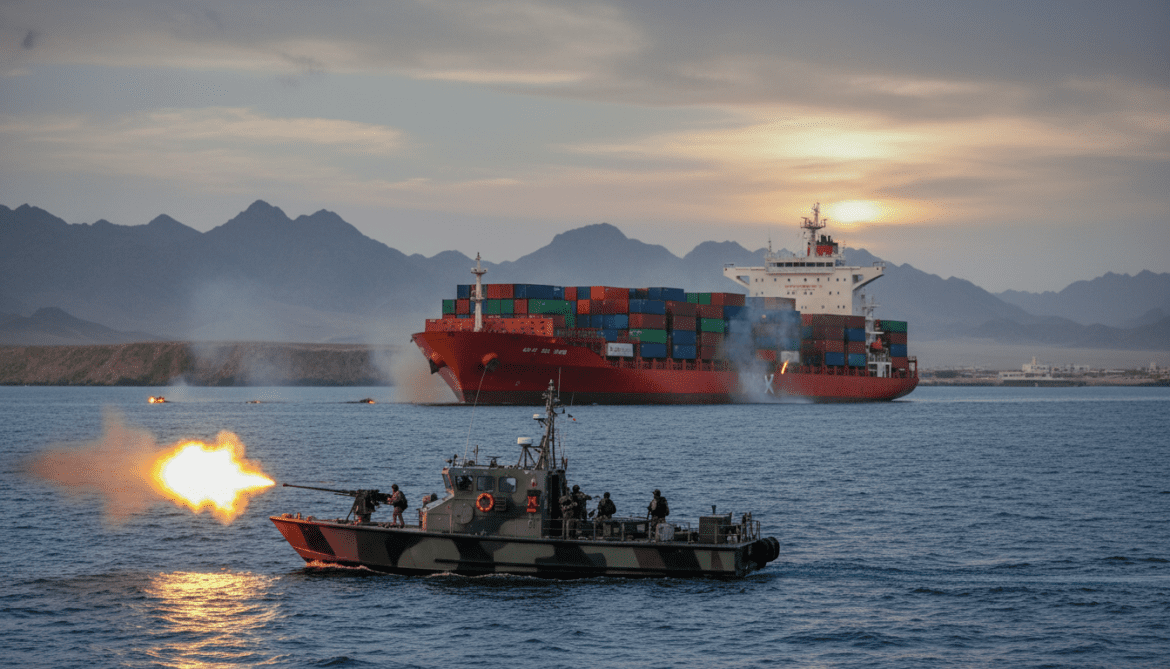 IRGC gunboat fires on container vessel near Oman hours after Trump extends ceasefire