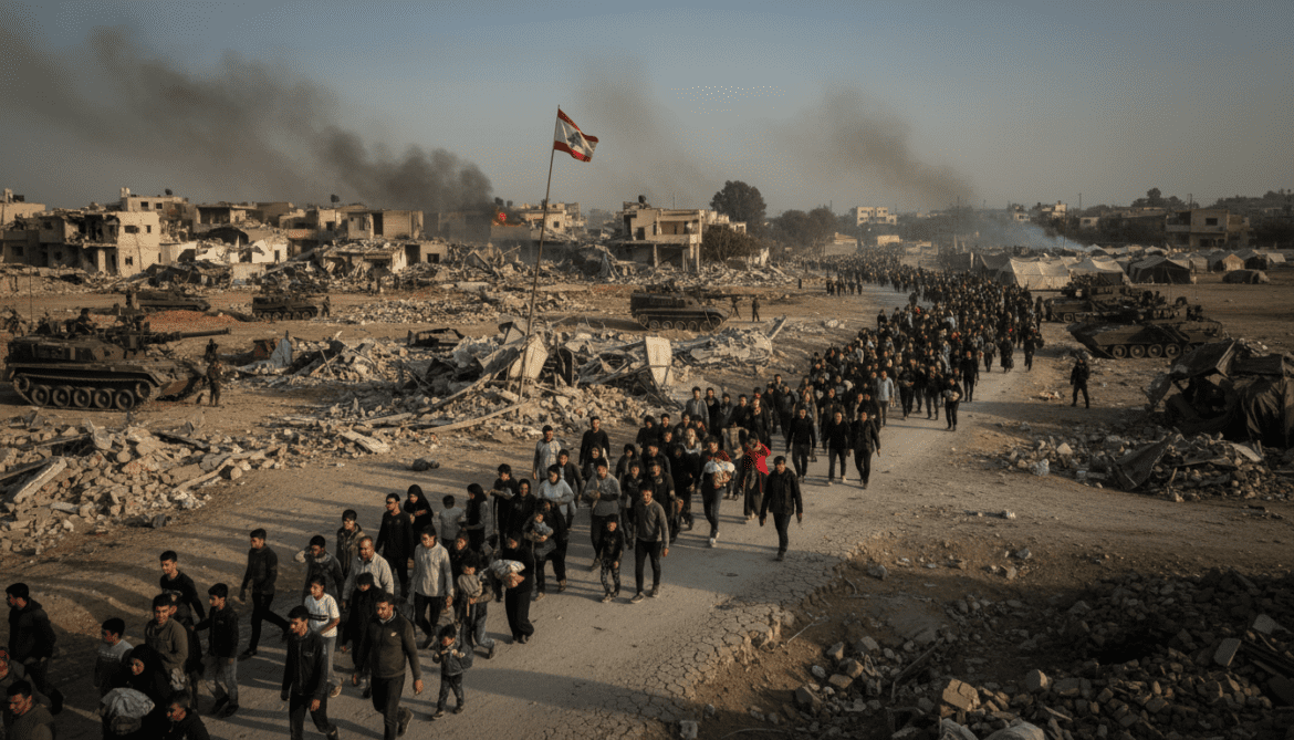 Israeli expulsion orders trigger mass displacement and destruction across Lebanon