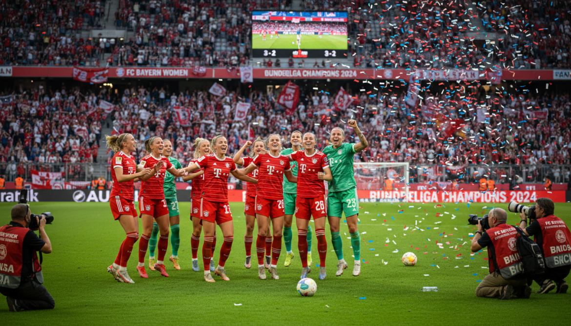 FC Bayern women clinch fourth consecutive Bundesliga title with 3-2 win