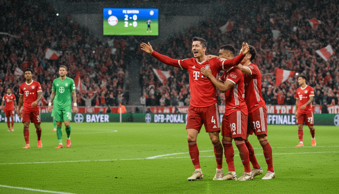 FC Bayern secures 2-0 win over Bayer Leverkusen to reach DFB-Pokal final