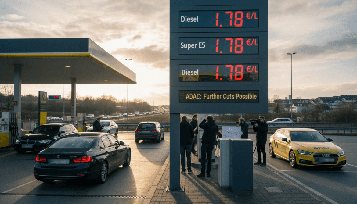 Diesel Price Drops Across Germany as ADAC Sees Room for Further Cuts