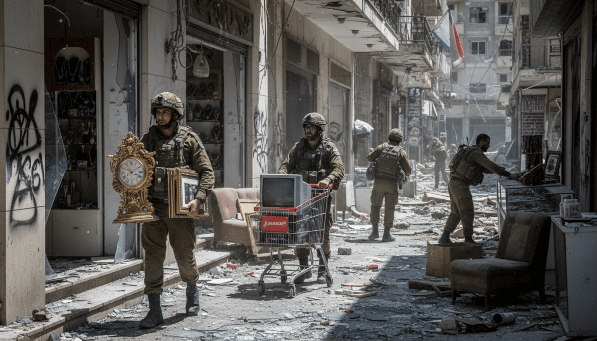 Israeli Soldiers Looting Homes and Businesses in Southern Lebanon, Haaretz Reveals