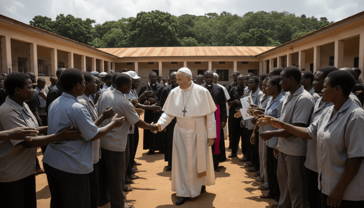 Pope Leo XIV visits Equatorial Guinea prison, calls for dignity and reconciliation