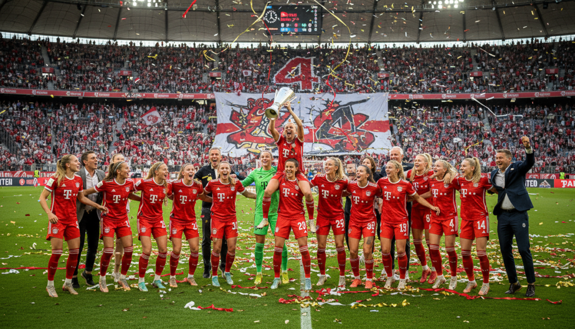 Bayern Munich women clinch fourth straight Women's Bundesliga title with 19th win