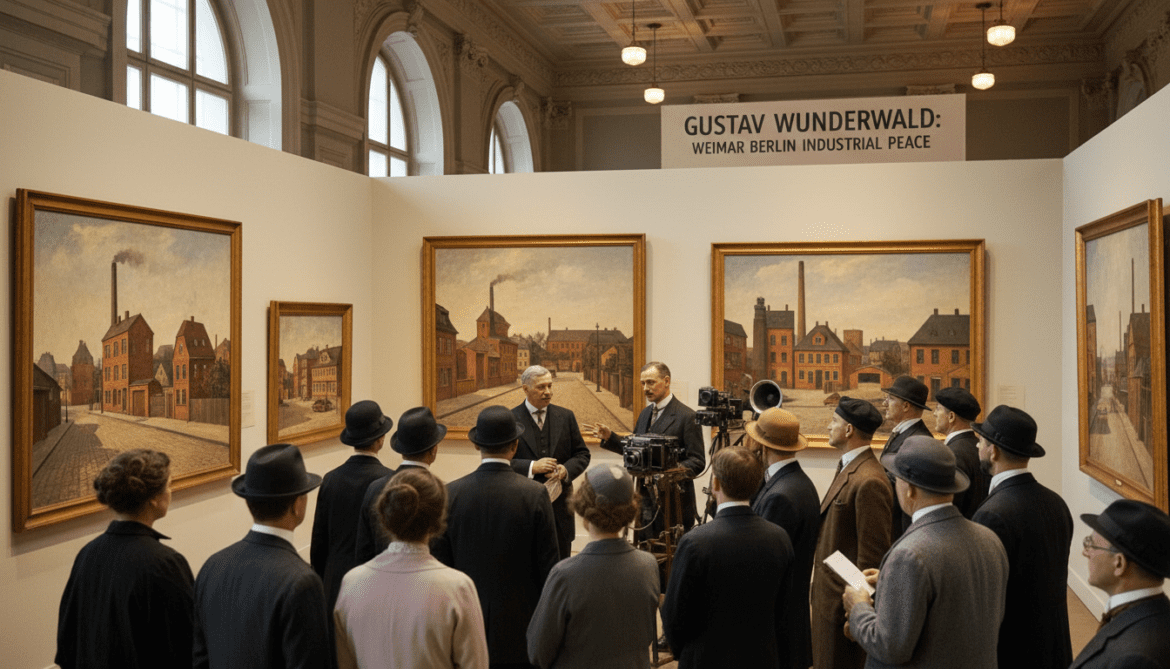 Gustav Wunderwald paintings spotlight calm industrial suburbs of Weimar-era Berlin