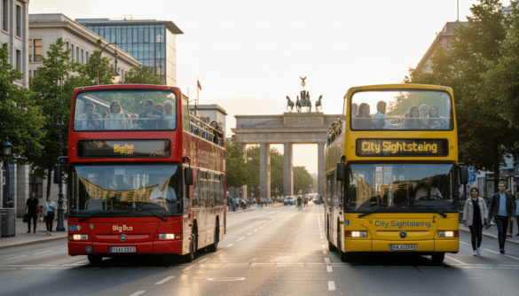 Berlin hop on hop off buses compared: Big Bus vs City Sightseeing
