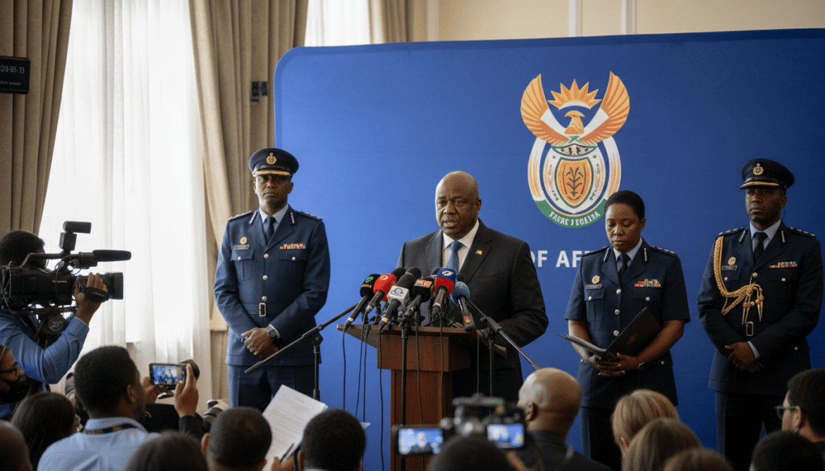 Ramaphosa suspends police chief Fannie Masemola amid corruption probe ahead of elections