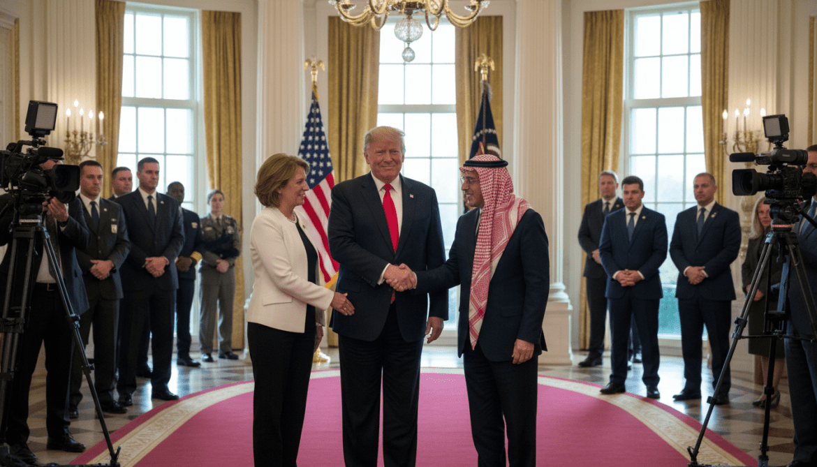 Trump greets Israeli and Lebanese envoys at White House ahead of talks