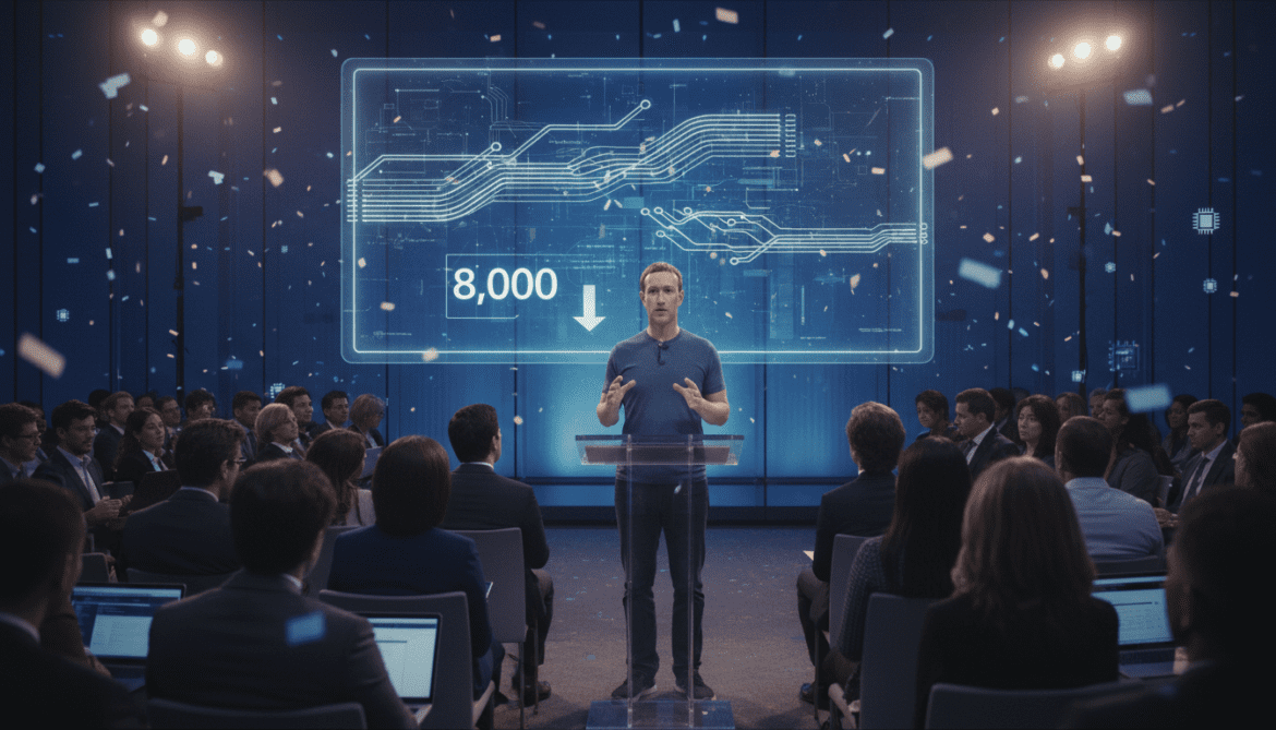 Meta announces 8,000 job cuts as it ramps AI spending