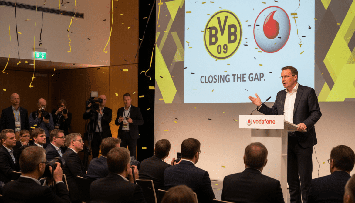 Vodafone Germany vows to close gap with Telekom after Borussia Dortmund sponsorship