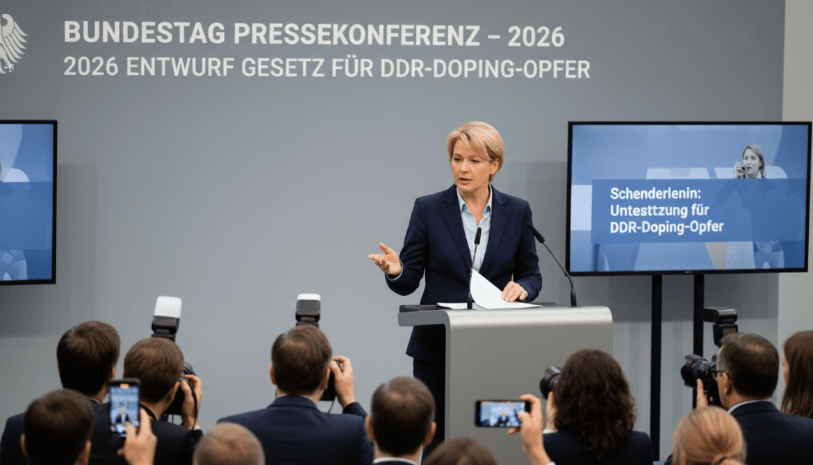 Schenderlein announces 2026 draft law to support DDR doping victims