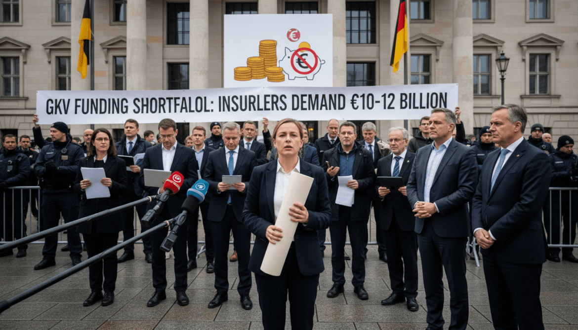GKV funding shortfall spurs lawsuit as insurers demand €10–12 billion