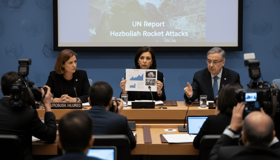 UN report finds Hezbollah rocket attacks may have violated international humanitarian law