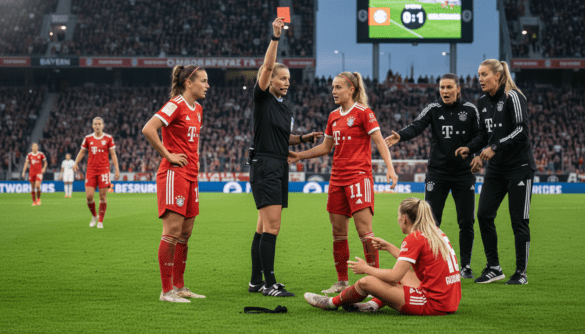 FC Bayern women red card for Kett sparks debate over hair rules