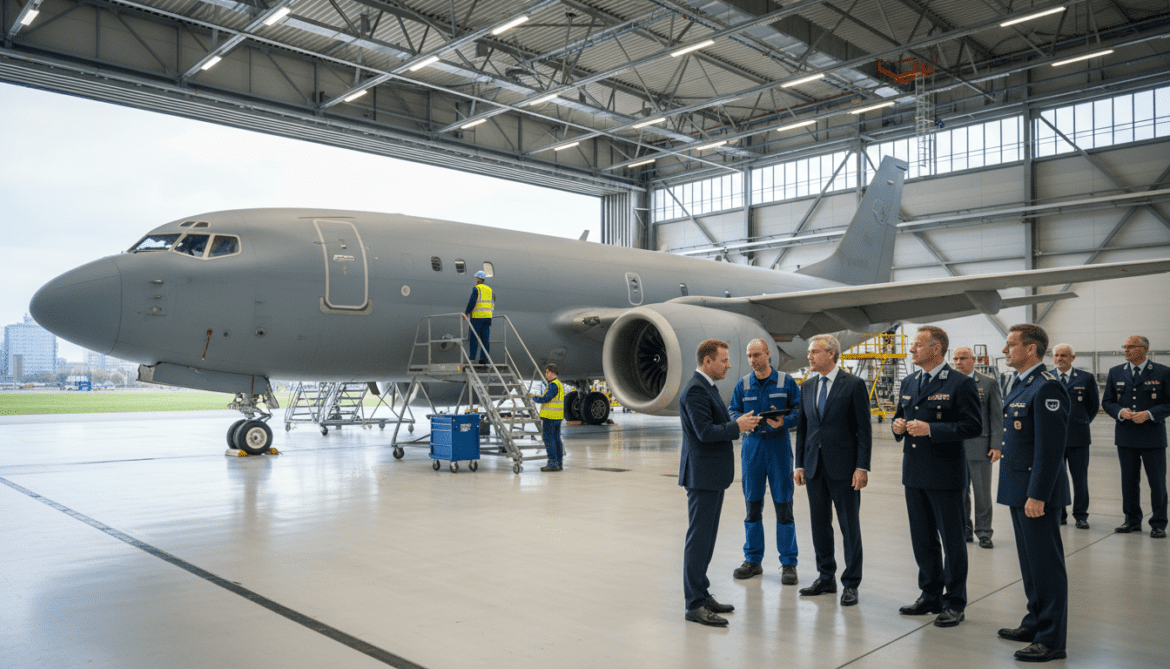 Lufthansa Technik begins maintenance of Poseidon combat aircraft in Hamburg