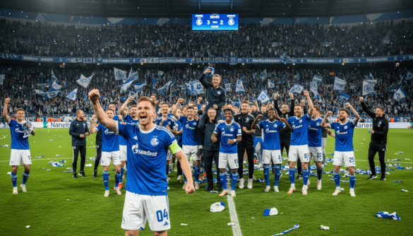 Schalke 04 earns first promotion matchball with 3-2 comeback win over Paderborn