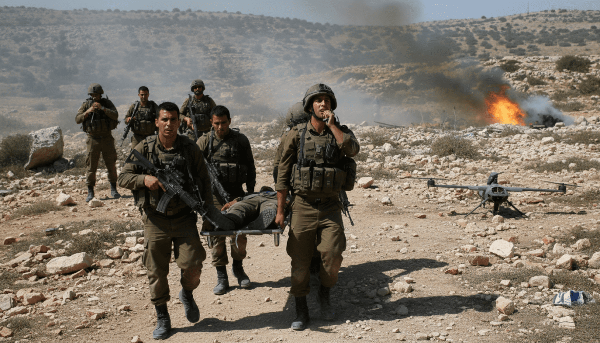 Israeli forces hit by drone strikes in southern Lebanon during medical evacuation