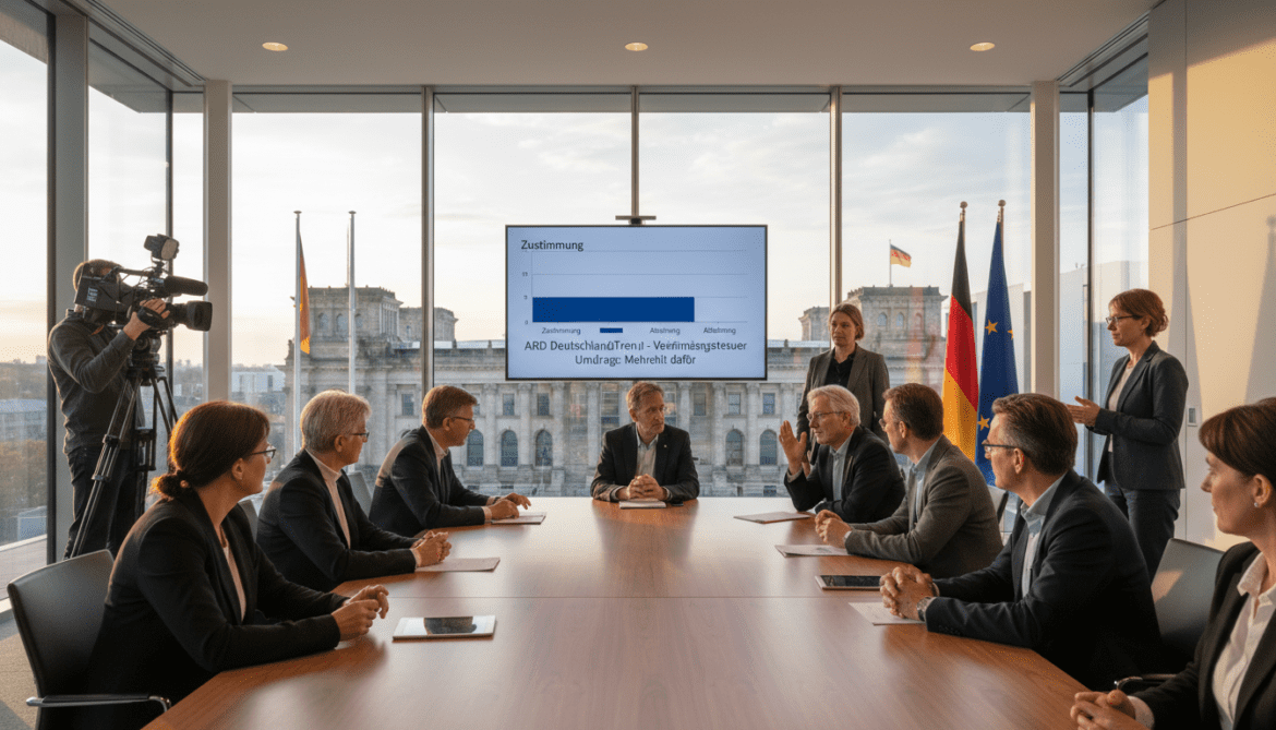 Majority of Germans back reintroducing wealth tax after ARD poll