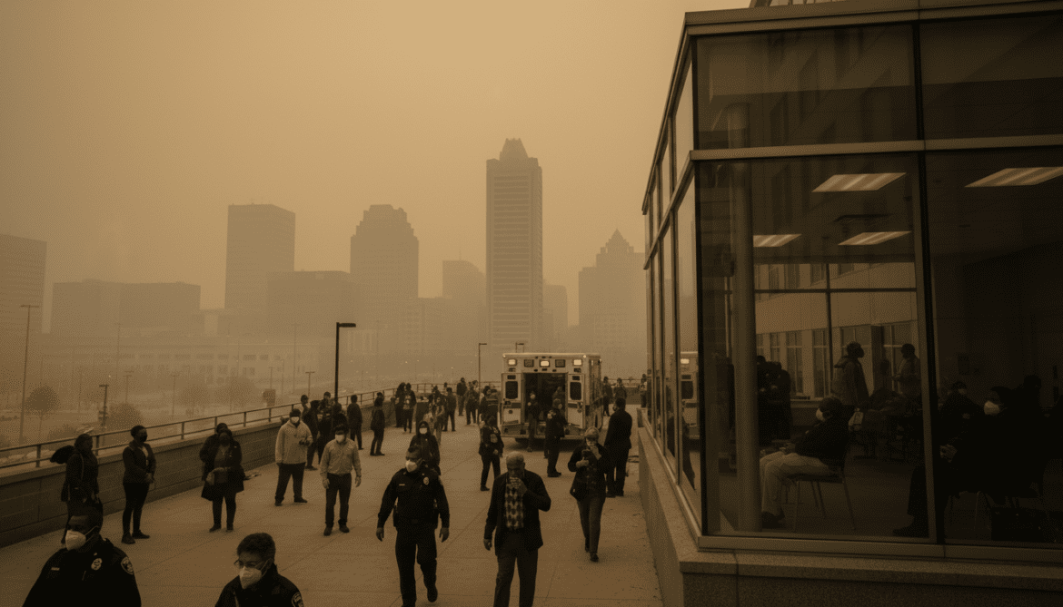 Wildfire smoke from Canadian fires linked to surge in Maryland cardiopulmonary visits