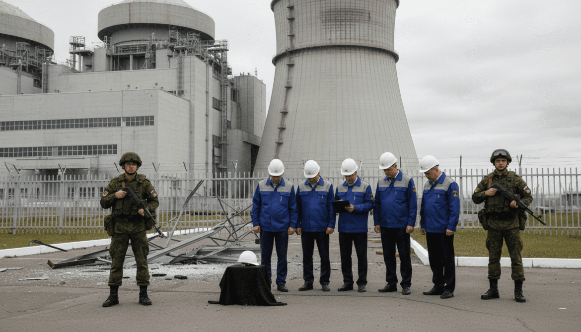 Zaporizhzhia nuclear plant worker killed in Ukrainian drone strike, Russia-installed managers confirm