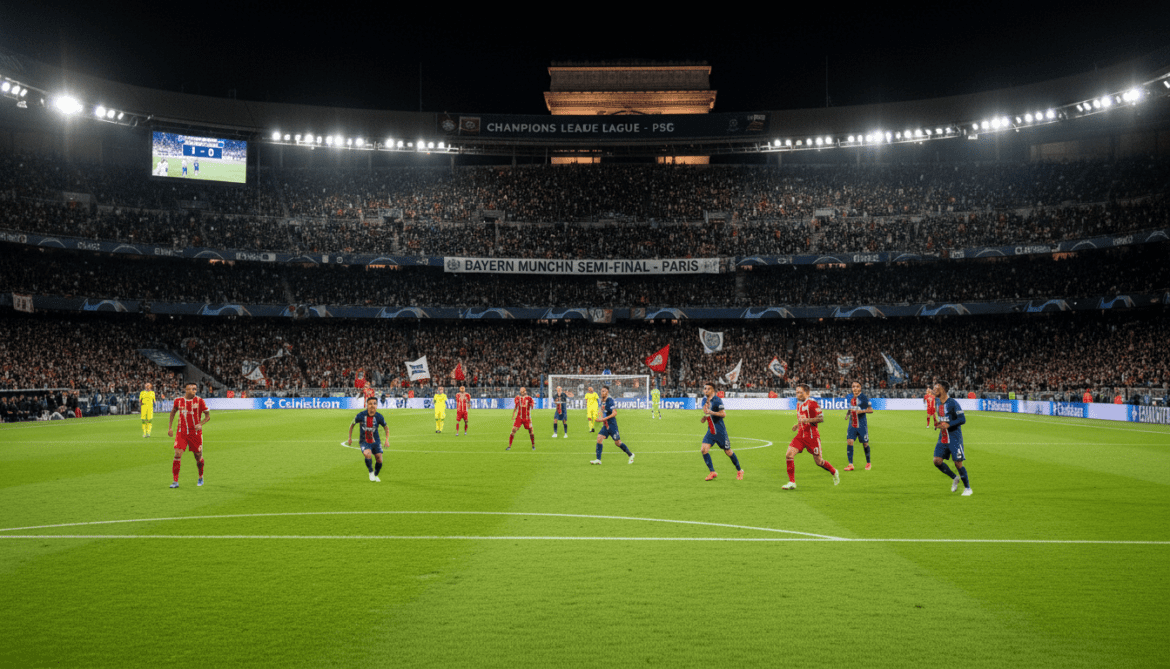 Bayern Munich face PSG in Champions League semi in Paris