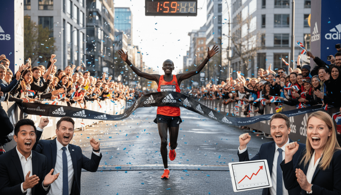 Adidas shares jump after Sabastian Sawe breaks two-hour barrier in Adizero