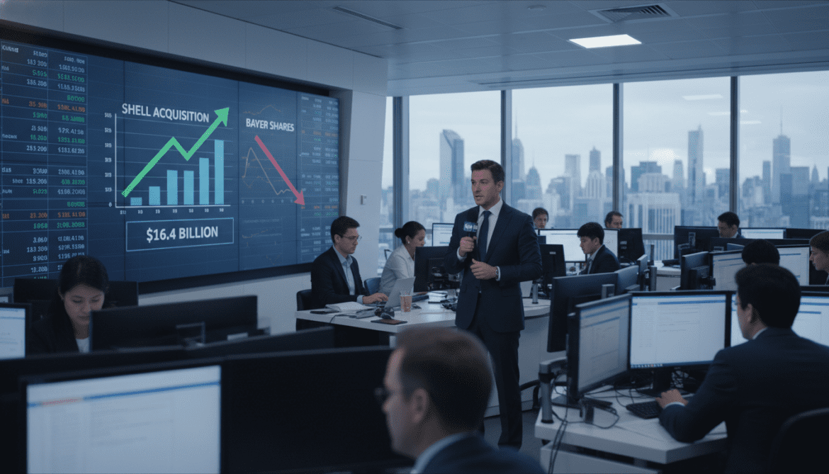 Shell announces $16.4 billion ARC takeover as Bayer shares fall