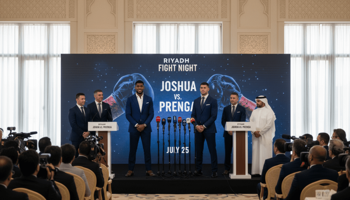 Anthony Joshua set to return July 25 in Riyadh against Kristian Prenga