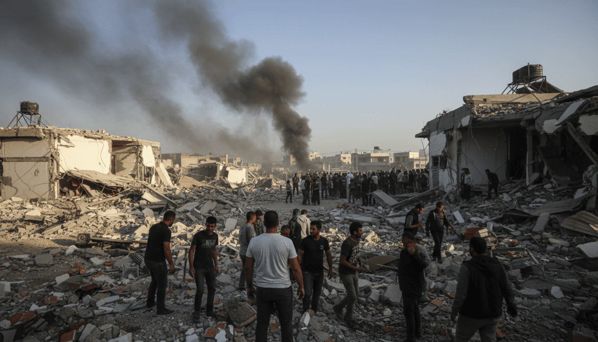 Israeli air strikes hit Hanin and destroy homes after attacks on Naqoura and Khiam