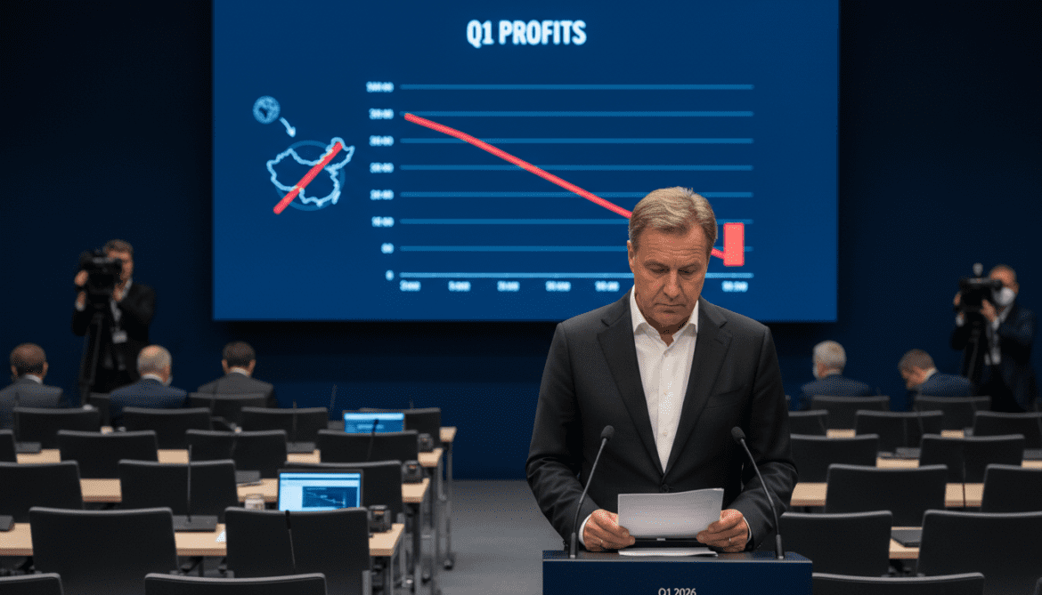 Mercedes Q1 2026 auto profit plunges 47% to €933m amid China slump
