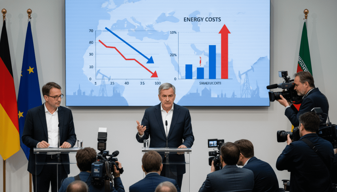 German economy slowed by Iran war as DIW warns energy costs rise