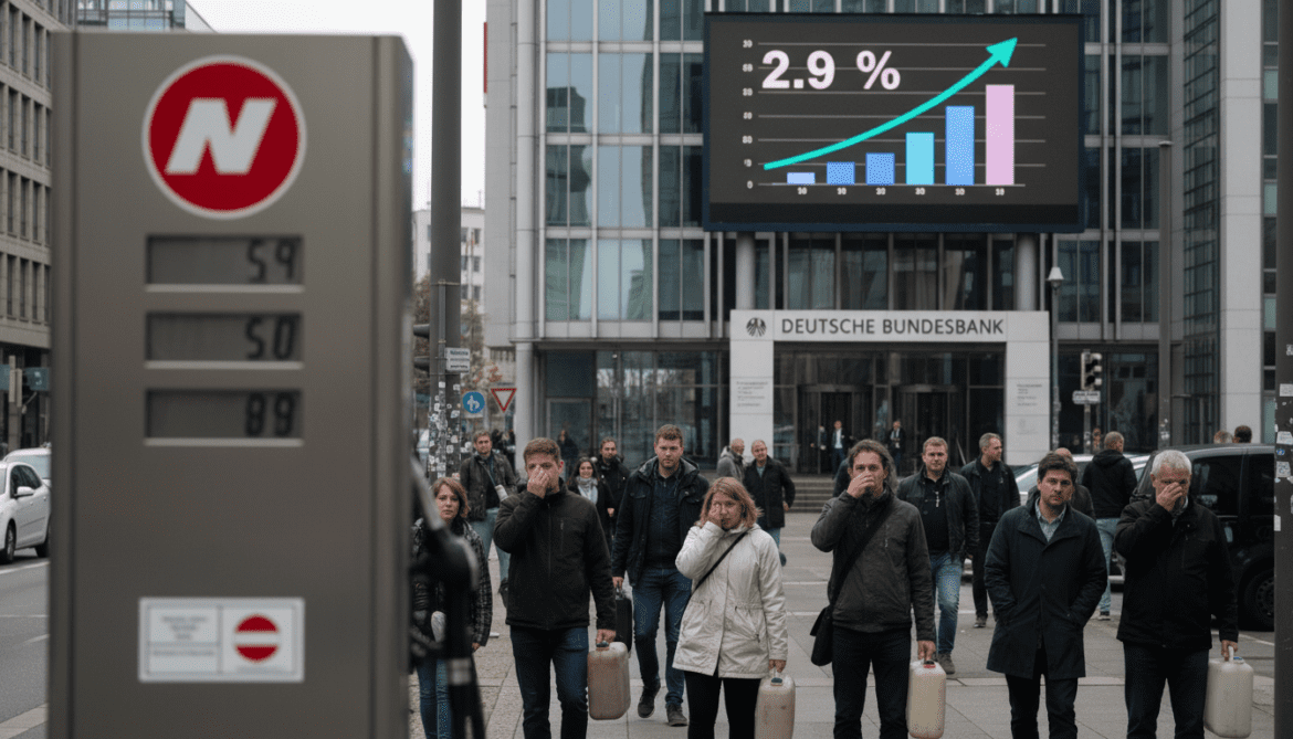 German inflation rises to 2.9% in April as oil prices surge