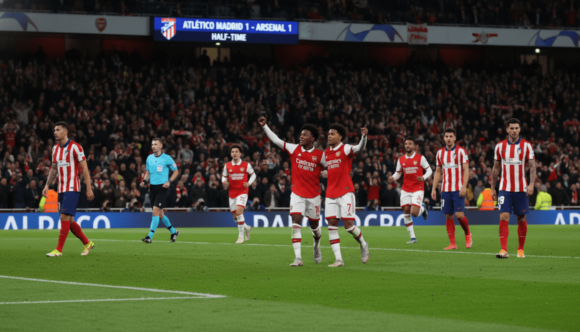 Arsenal secures 1-1 draw at Atlético to preserve Champions League final hopes
