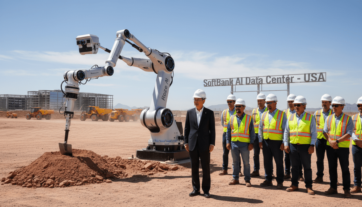 SoftBank plans Roze AI to automate US data center construction