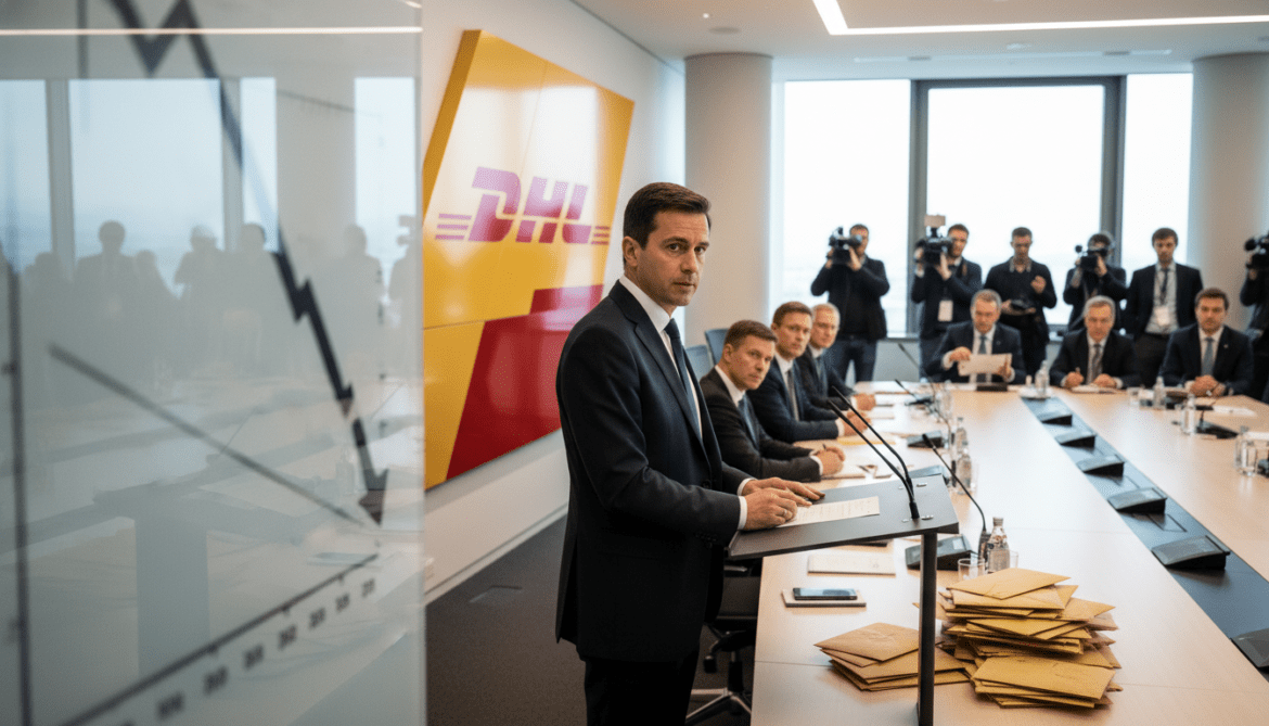 DHL Group reports falling German letter volumes drag quarterly earnings