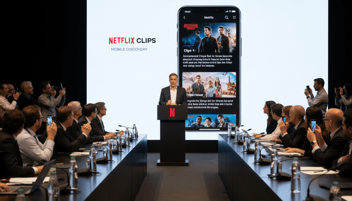 Netflix launches Clips vertical video feed to boost mobile discovery