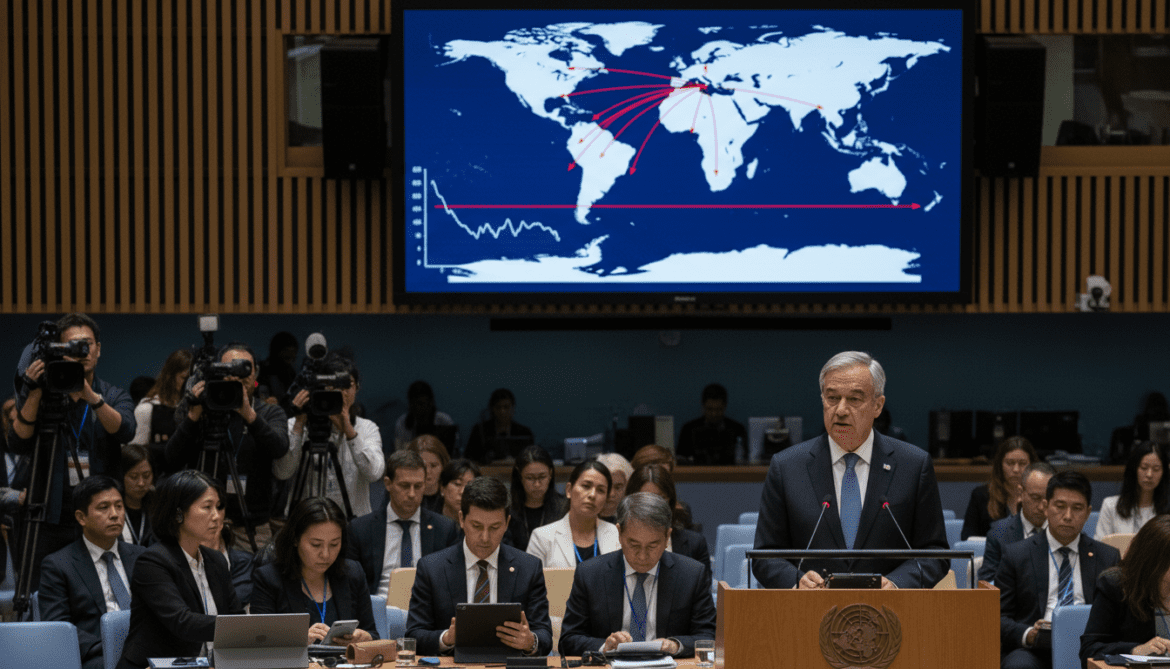 UN Secretary-General warns Strait of Hormuz closure is strangling global economy