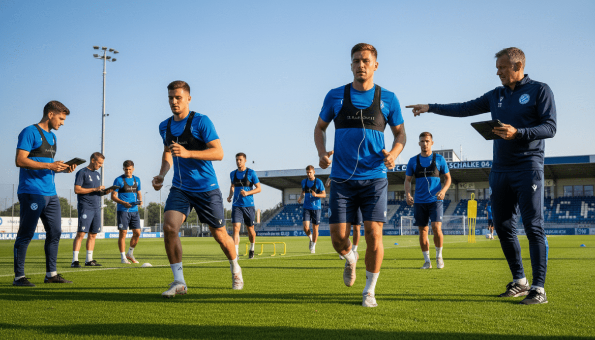Schalke deploys chest sensors to track team DNA intensity sprints and distance