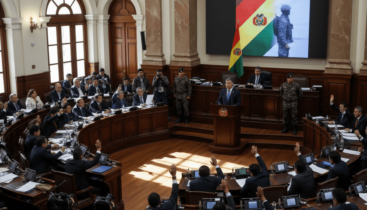 Bolivia's parliament approves emergency powers empowering President Paz to deploy army
