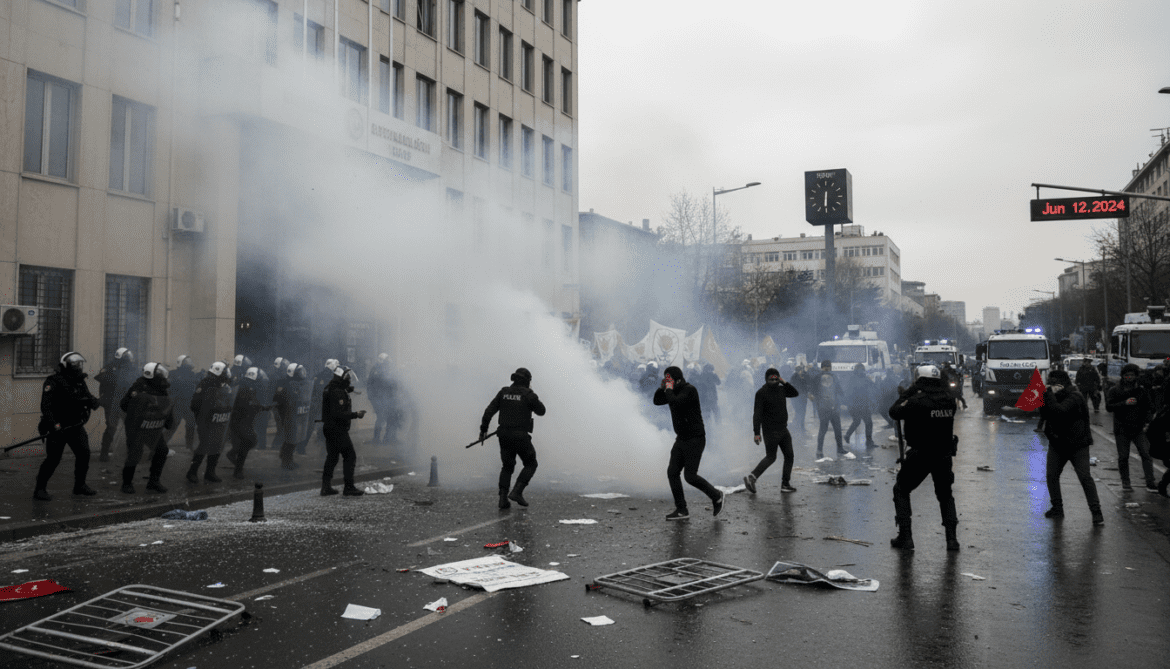 CHP headquarters raided with tear gas in Ankara after court reinstates Kilicdaroglu