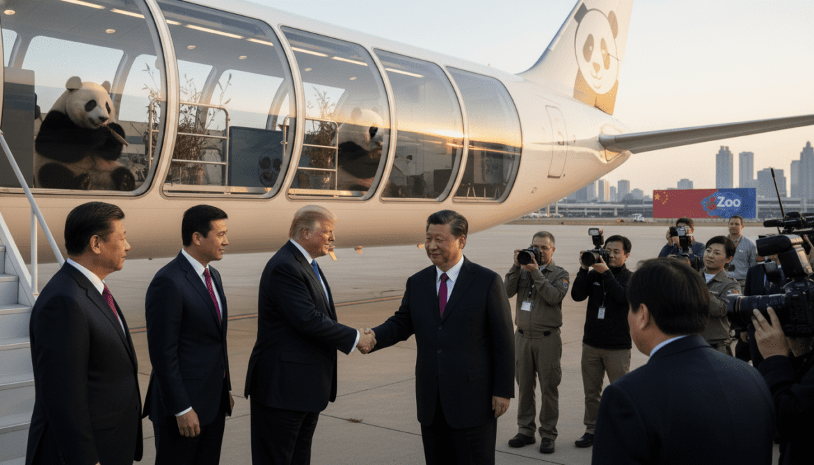 China Loans Panda Pair to Atlanta Ahead of Trump Visit to Beijing