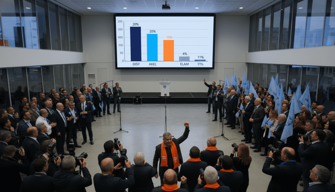 Cyprus polls show ELAM nearly doubles to 11% amid DISY AKEL tie