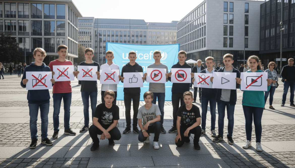 German teens back social media ban for under-14s in UNICEF survey